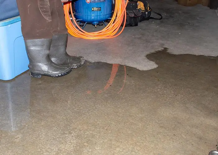 Water damage restoration work in Riverton, NJ