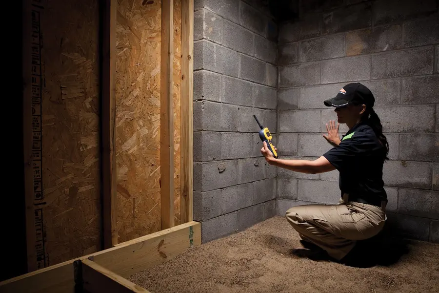 Water damage restoration work in Riverton, NJ